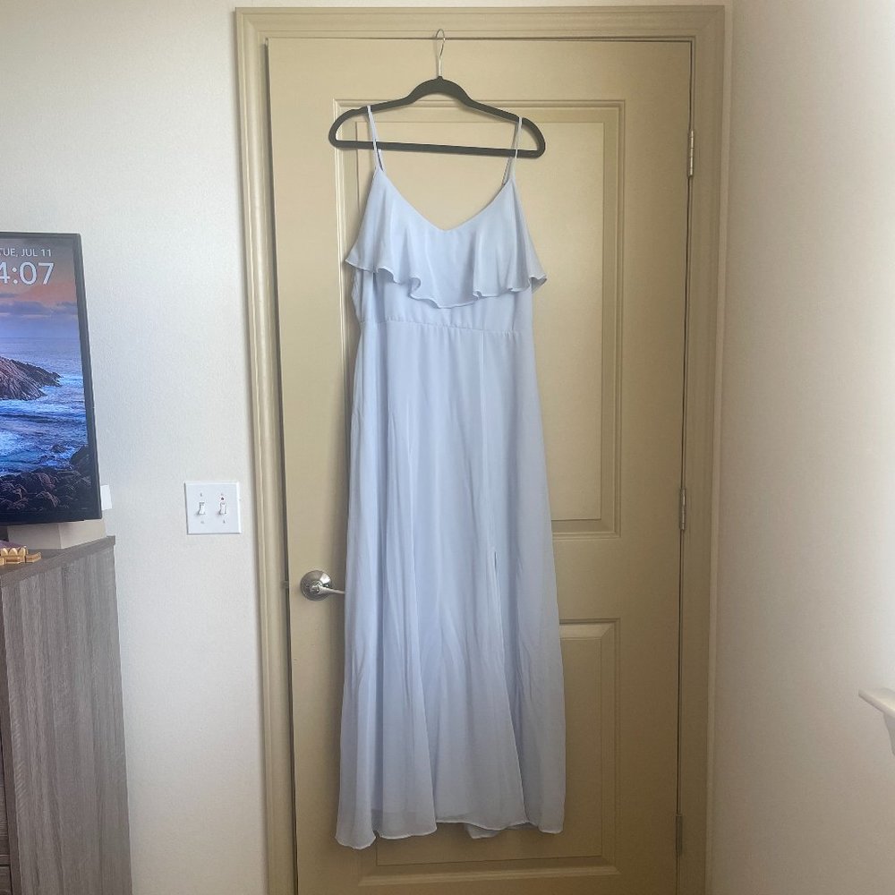 Birdy Gray Ice Blue Bridesmaid Dress